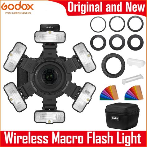 Godox Mf12 Macro Flash 2 Luz Mf12 K2 2 Kit De Luz 2 4 Ghz Hss Ttl