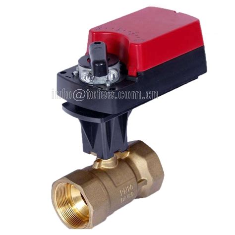 Motorized Modulating Threaded Brass Ball Valve Guangzhou Tofee