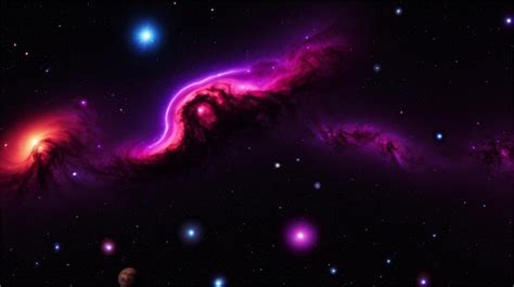 Premium AI Image | A purple nebula is shown in this image from nasa's ...