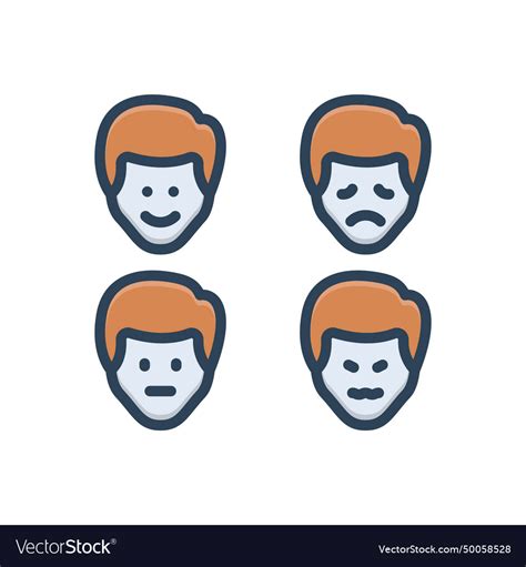 Emotions Royalty Free Vector Image - VectorStock