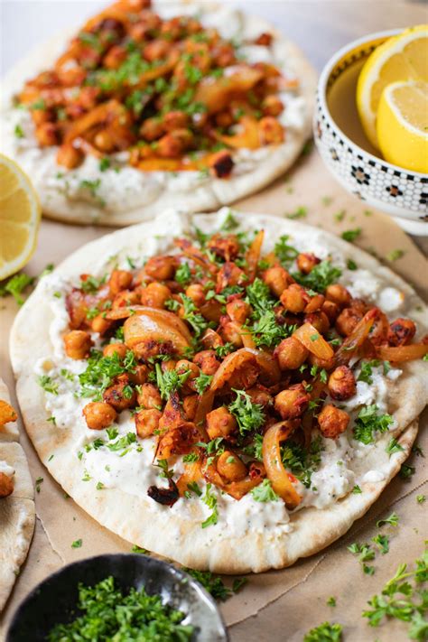 Harissa Chickpea Pitas This Savory Vegan