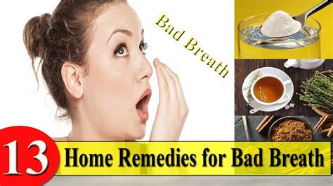 13 Home Remedies For Bad Breath How To Cure Bad Breath Permanently Youtube