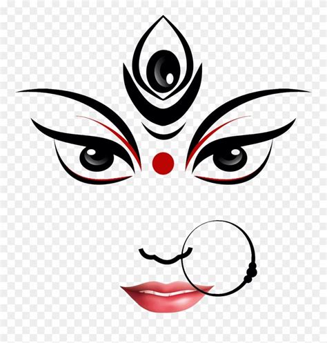 Download Navratri Png Clipart - Drawing On Durga Puja Transparent Png (#1210853) - PinClipart ...