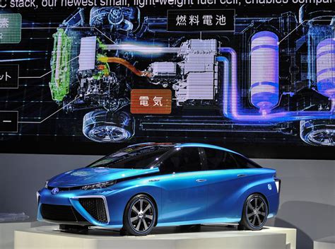 Hydrogen Fuel Cell Car Toyota