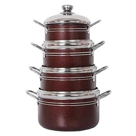 Non-stick Cooking Pot- 4 Set | Konga Online Shopping