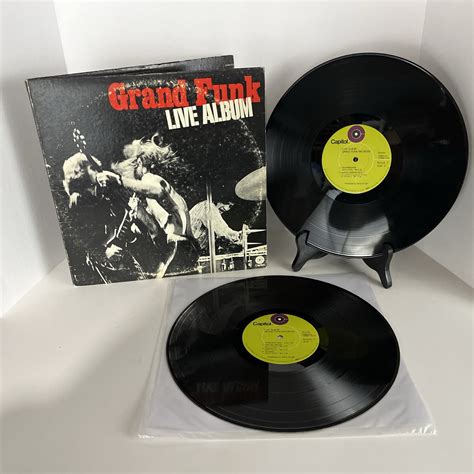 Grand Funk Railroad Live Album Double LP Vinyl Record SWBB-633