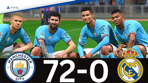 FIFA 23 RONALDO MESSI MBAPPE NEYMAR ALL STARS MAN CITY VS REAL