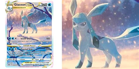 The Cards Of Pokémon Tcg Crown Zenith Part 53 Glaceon Illustration