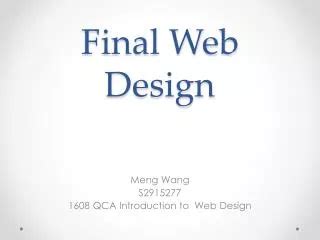 final design powerpoint    id