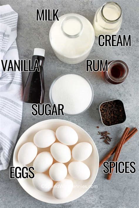 Homemade Eggnog Recipe Spend With Pennies