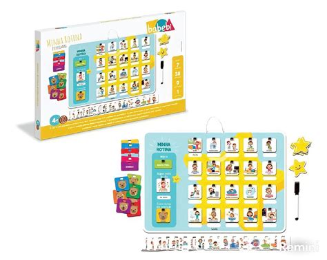 Quadro Educativo Infantil Minha Rotina Estrelinhas Babebi Alternativa Brinquedos