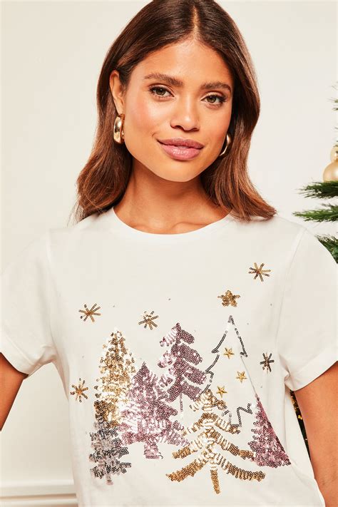 Buy Lipsy Christmas Round Neck T Shirt From Next Ireland