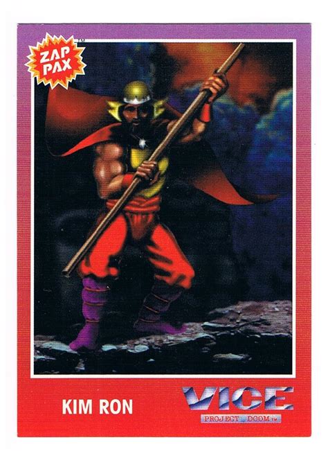 Zap Pax Nr 77 Vice Project Doom Nintendo Nes 90er Trading Card