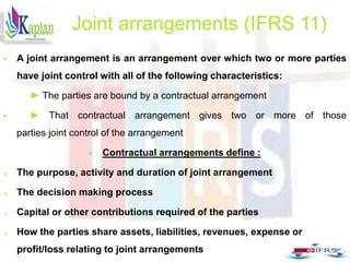 New Ifrs 11 Joint Arrangements Associates PPT