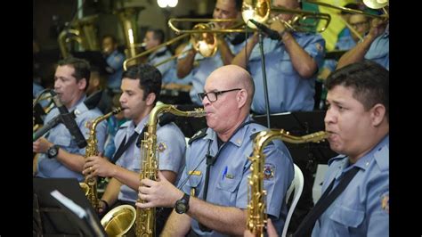 Apresenta O Da Banda De M Sica Da Pmac Em Homenagem Ao Dia