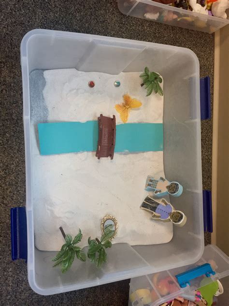 Emotions In The Sand Tray Sand Tray Sand Tray Therapy Art Therapy