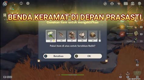 Temukan Benda Keramat Di Depan Prasasti Genshin Impact Indonesia