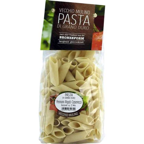 Pasta Pennoni Rigati Caserecci Orig Italienische Pasta Vegan Vecchio