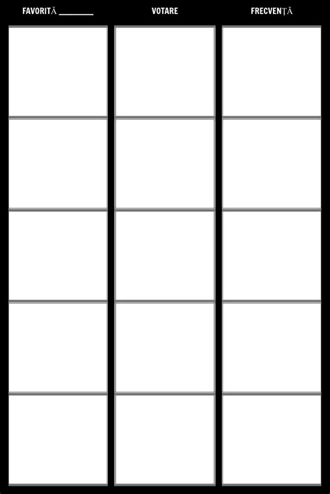 Șablonul Diagramă De Frecvență Storyboard De Ro Examples