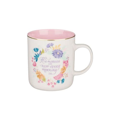 Kubek Ceramiczny His Mercies Floral Szaron