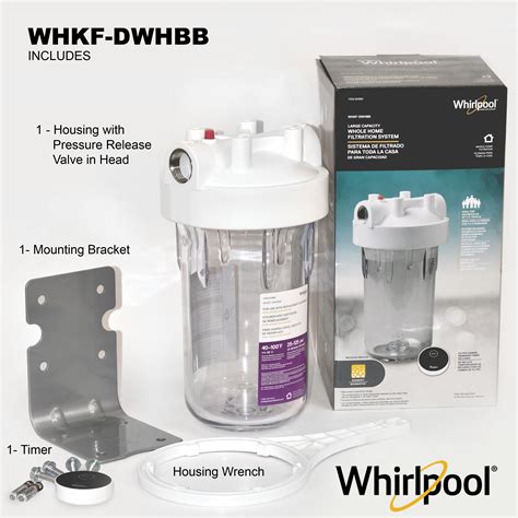 Whirlpool Whkf Dwhbb Large Capacity Household Filtration Off