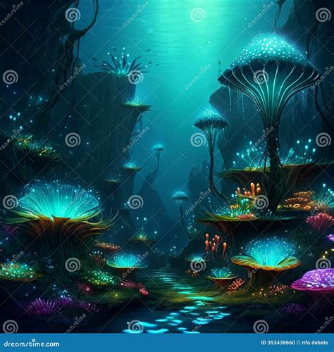 A Bioluminescent Wonderland Where Tiny Particles Come Alive And Dance