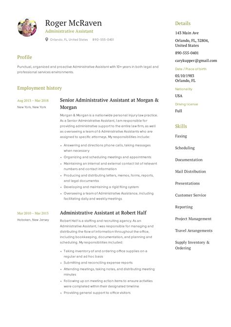 19 Administrative Assistant Resumes And Guide Pdf 2023