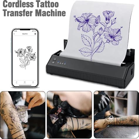 Pieza Impresora De Plantilla De Transferencia De Tatuajes