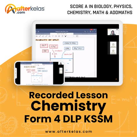 Recorded Lesson Chemistry Form 4 DLP KSSM Afterkelas