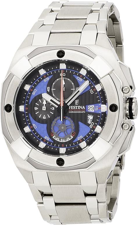 Festina Men S Grande Tour F Silver Stainless Steel Quartz Watch