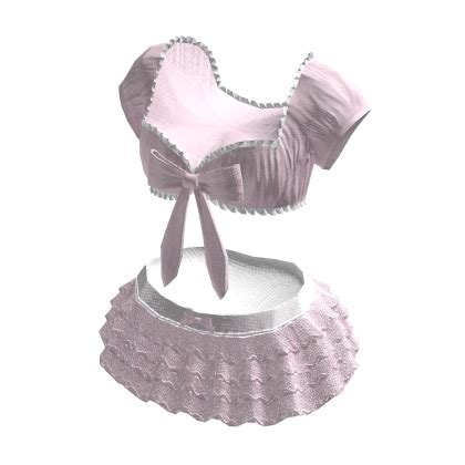 Cute Lace Bikini Pink Roblox