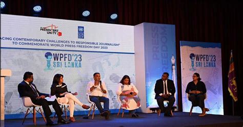 Sri Lanka TV Presenters Unity Together With UNDP Sri Lanka Mark World