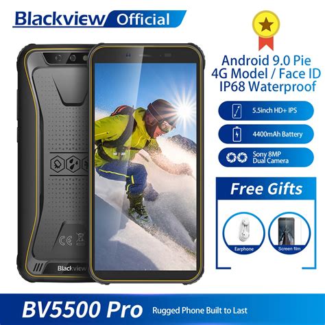 Blackview BV5500 Pro IP68 Waterproof 4G Mobile Phone 3GB 16GB 5 5