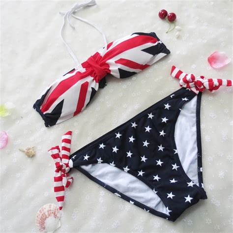 Women S Sexy Bikini Swimwear Sexy Bikini Bikinis Sets British Flag