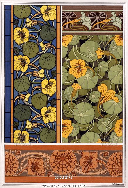 Nasturtiums By Eugene Samuel Grasset London England 19th Century