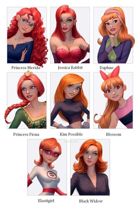 Épinglé par Mary C sur Red hair and Freckles Dessin princesse disney