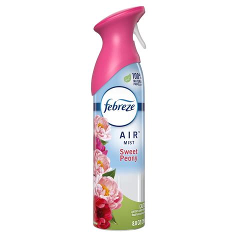 Febreze Air Sweet Peony Odor Eliminating Spray Shop Air Fresheners At