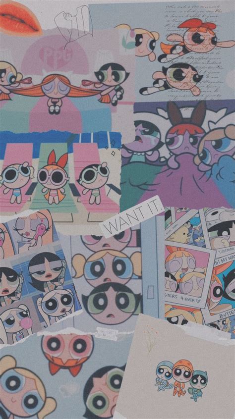 Powerpuff Girls Wallpaper Çıkartma Disney Karakterleri Disney çizimleri