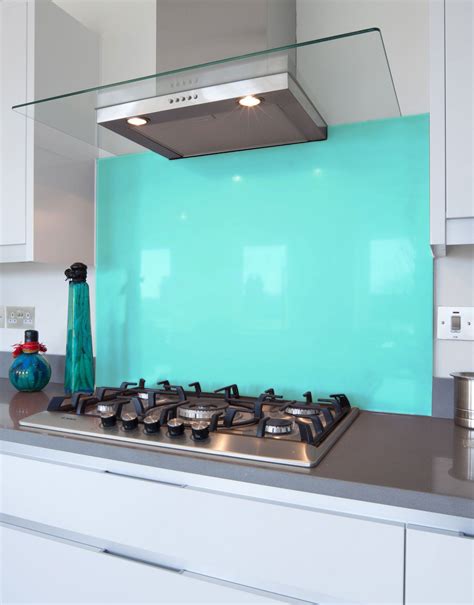 Aqua Glass Hob Splashback Glass Cooker Splashback Glass Splashbacks