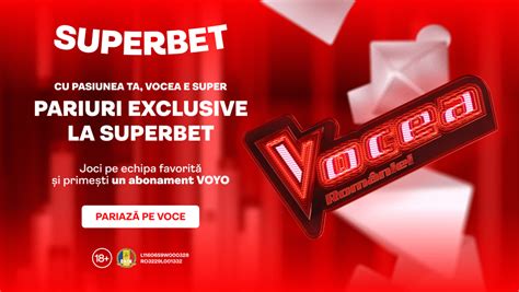 200 000 PREMII ÎN PROMOȚIA SUPERBET PARIAZĂ PE VOCEA ROMÂNIEI