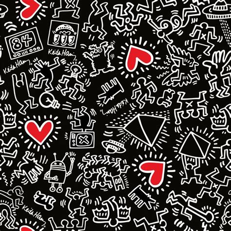 Heart Magnet Wallpaper YP X Keith Haring Keith Haring Keith Haring