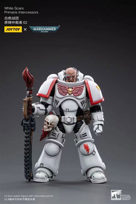 JoyToy WH40K White Scars Primaris Intercessors 02 Brother Batjargal ...