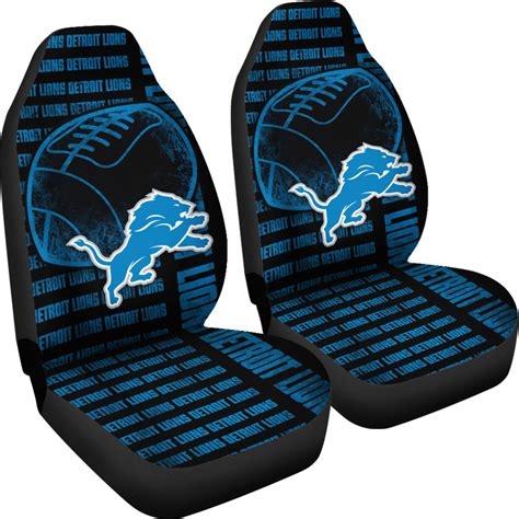 Gorgeous The Victory Detroit Lions Car Seat Covers Votacolors Victory Of The Arts