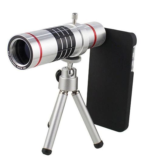 Mobilegear 18x Optical Zoom Telescope Mobile Camera Lens Kit With Back