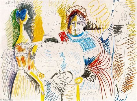 Family Portrait 2 by Pablo Picasso (1881-1973, Spain) | Paintings ...