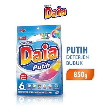 Jual DAIA Powder Detergent 800gr Shopee Indonesia