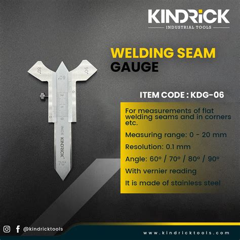 Welding Seam Gauge Abasco Tools