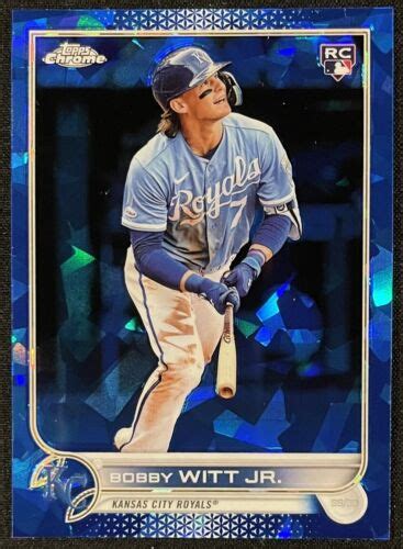 Bobby Witt Jr Topps Chrome Update Sapphire Rc Rookie Card Ebay