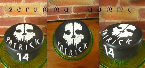 Call Of Duty Cake By Scrummy Yummy Cake Craft Call Of Duty Cakes