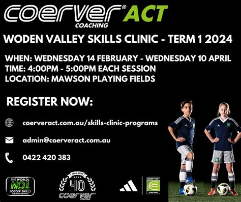 Wvsc Coerver Coaching Skills Clinic Term Woden Valley Soccer Club Club